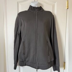 Animo Italy Women’s Softshell Grey Jacket size I-44 D-38